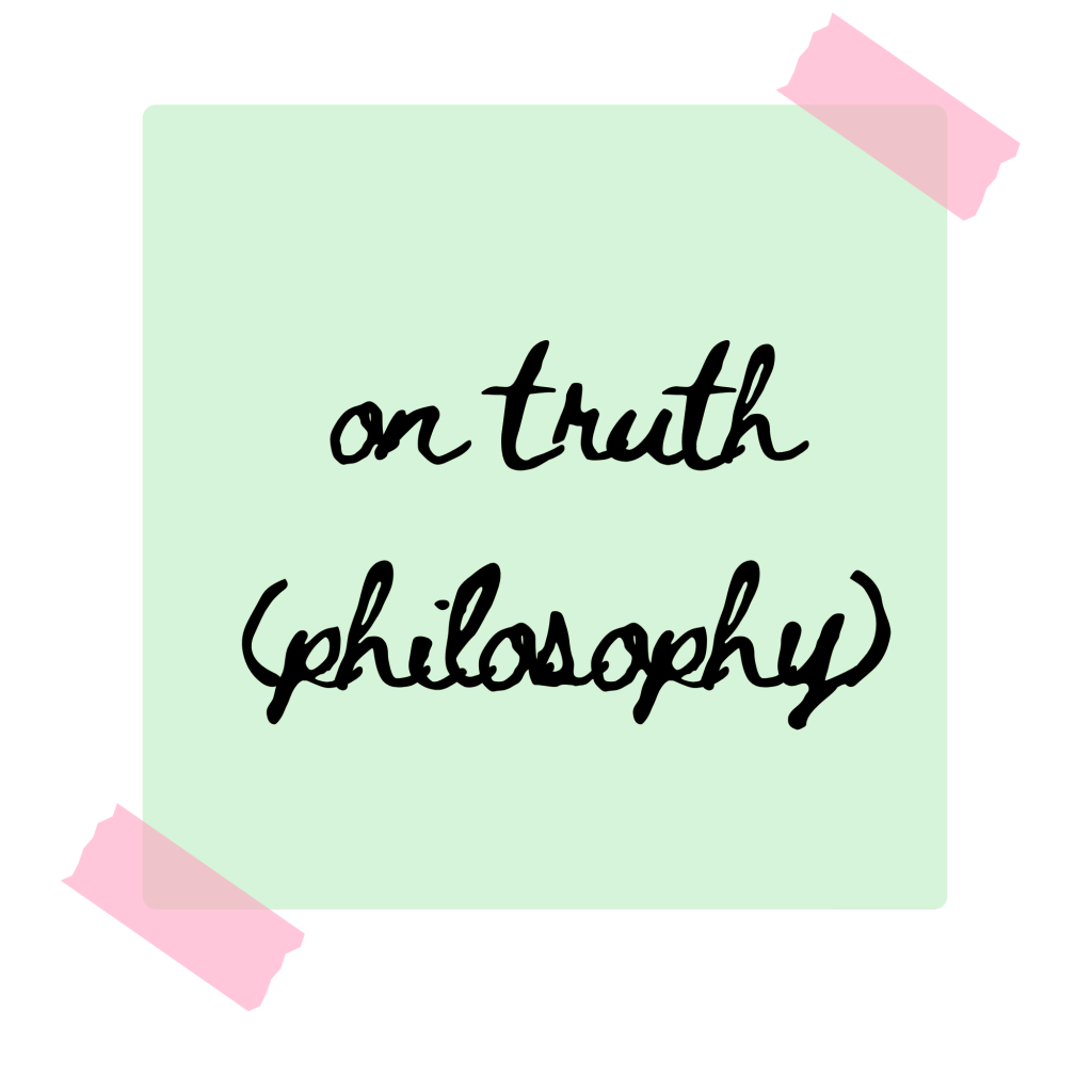 on truth, philosophy