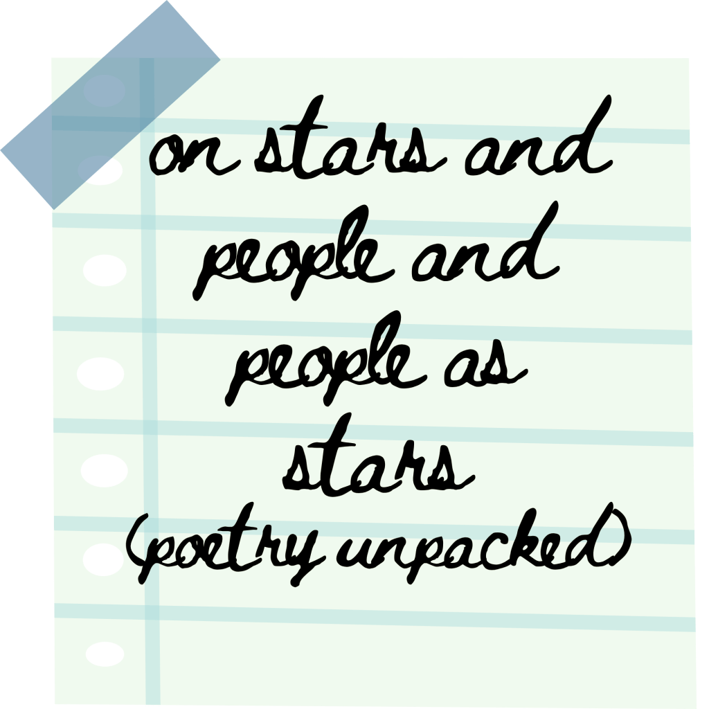 On Stars and People and People as&nbsp;Stars